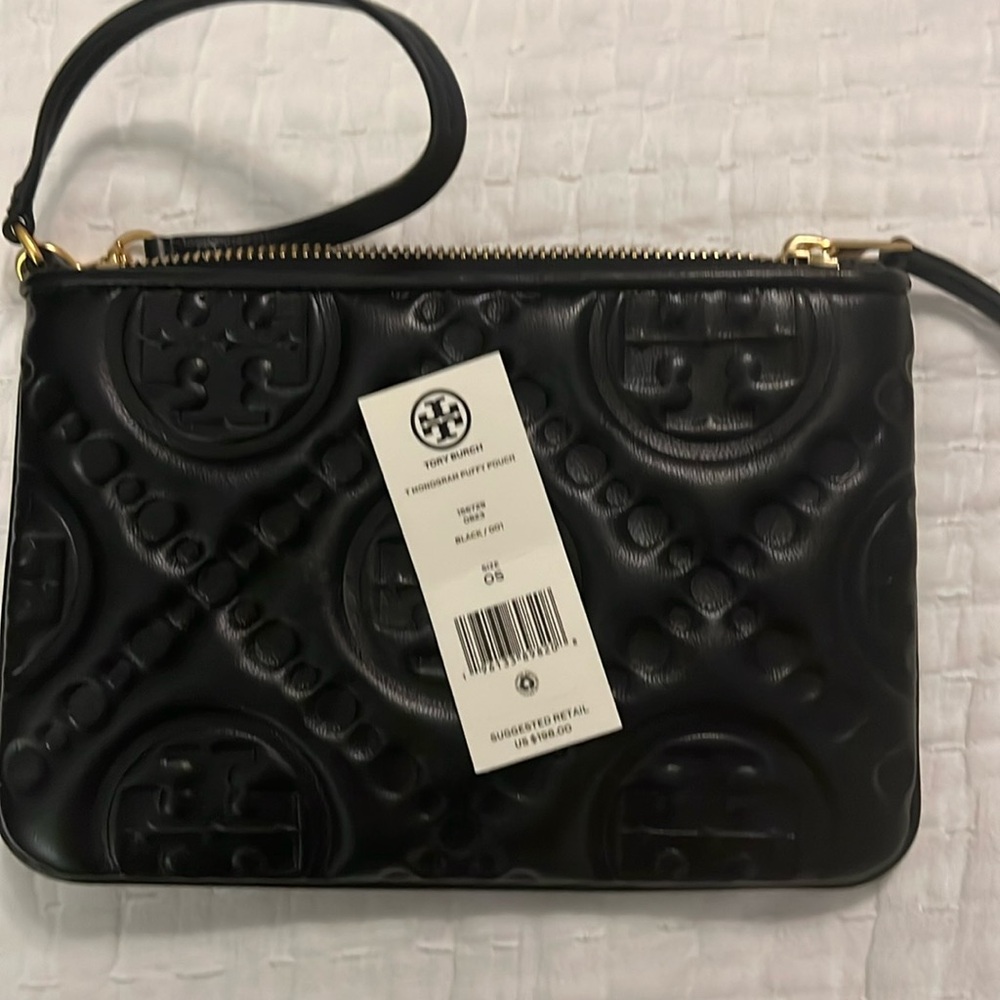 Tory Burch T Monogram Puffy Pouch